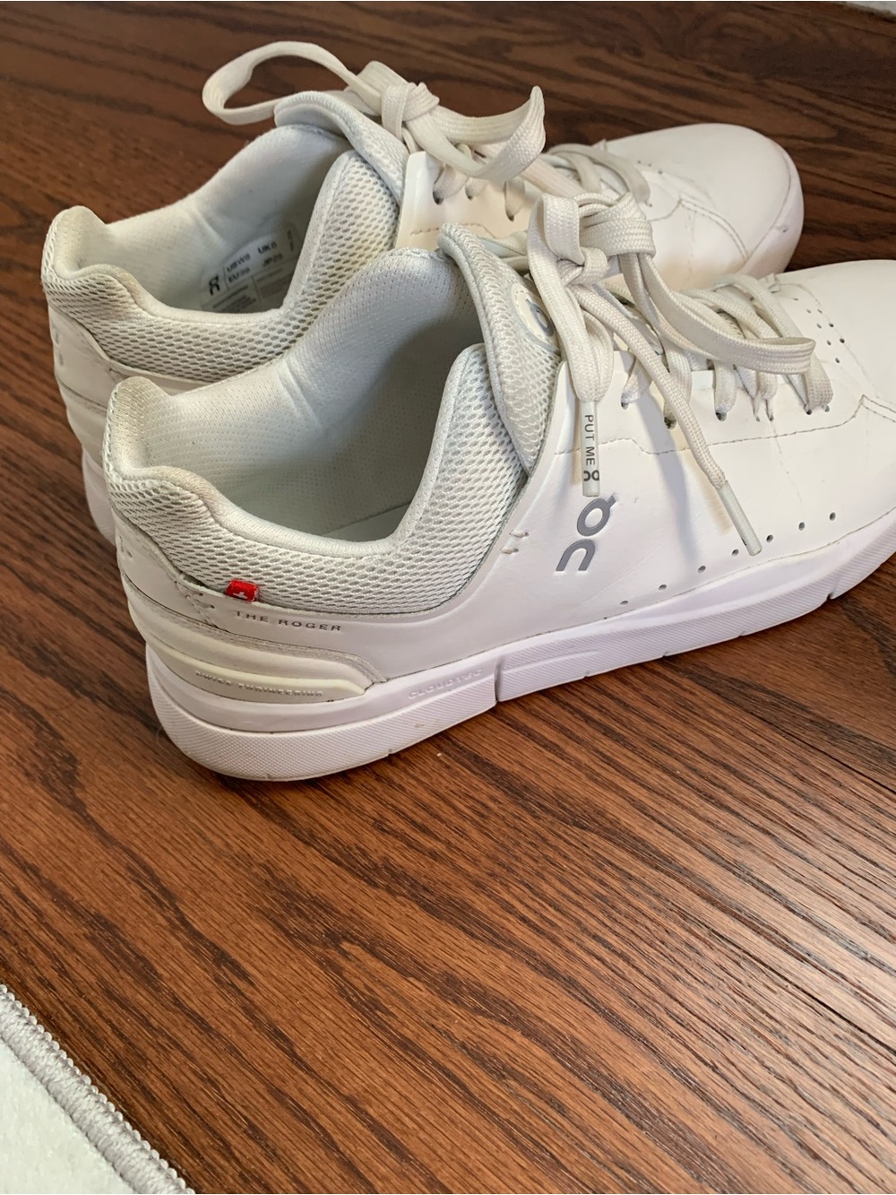 On Running Women’s White Low-Top Sneakers with Mesh Collar